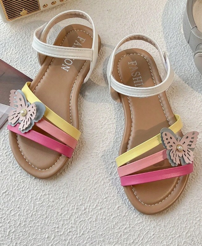 1 Pair 2026 New Girls' Sandals
